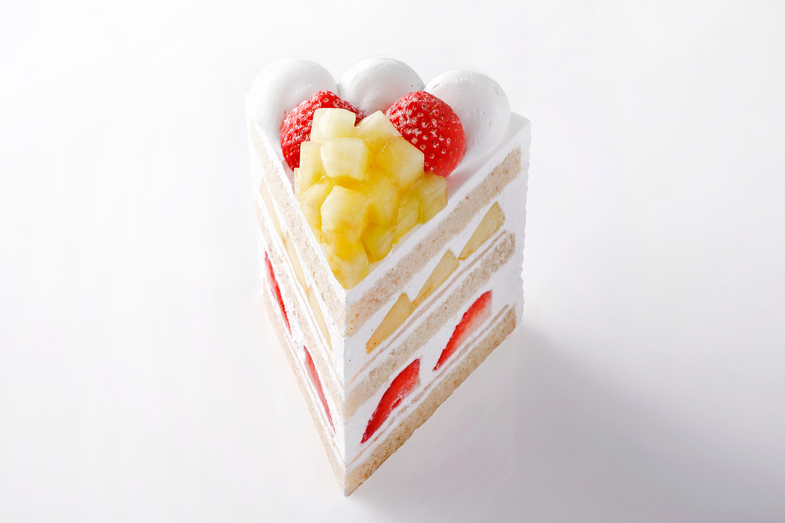 エクストラスーパーダブルショートケーキ（メロン＆あまおう）