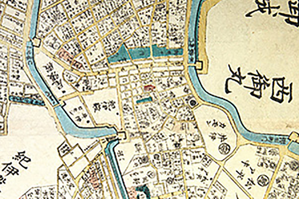 江戸大絵図 須原屋茂兵衛版(慶應元年)