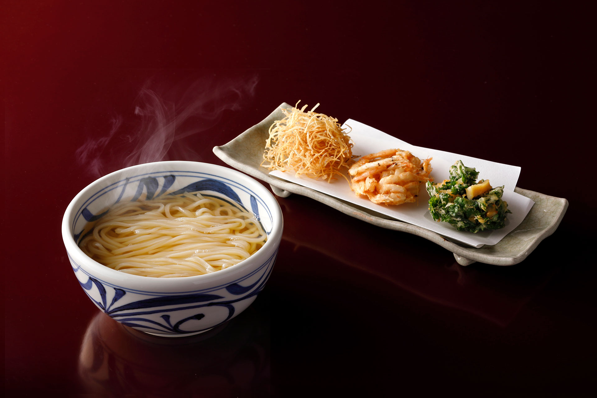 Warm Udon Soup with Assorted “Kakiage” 