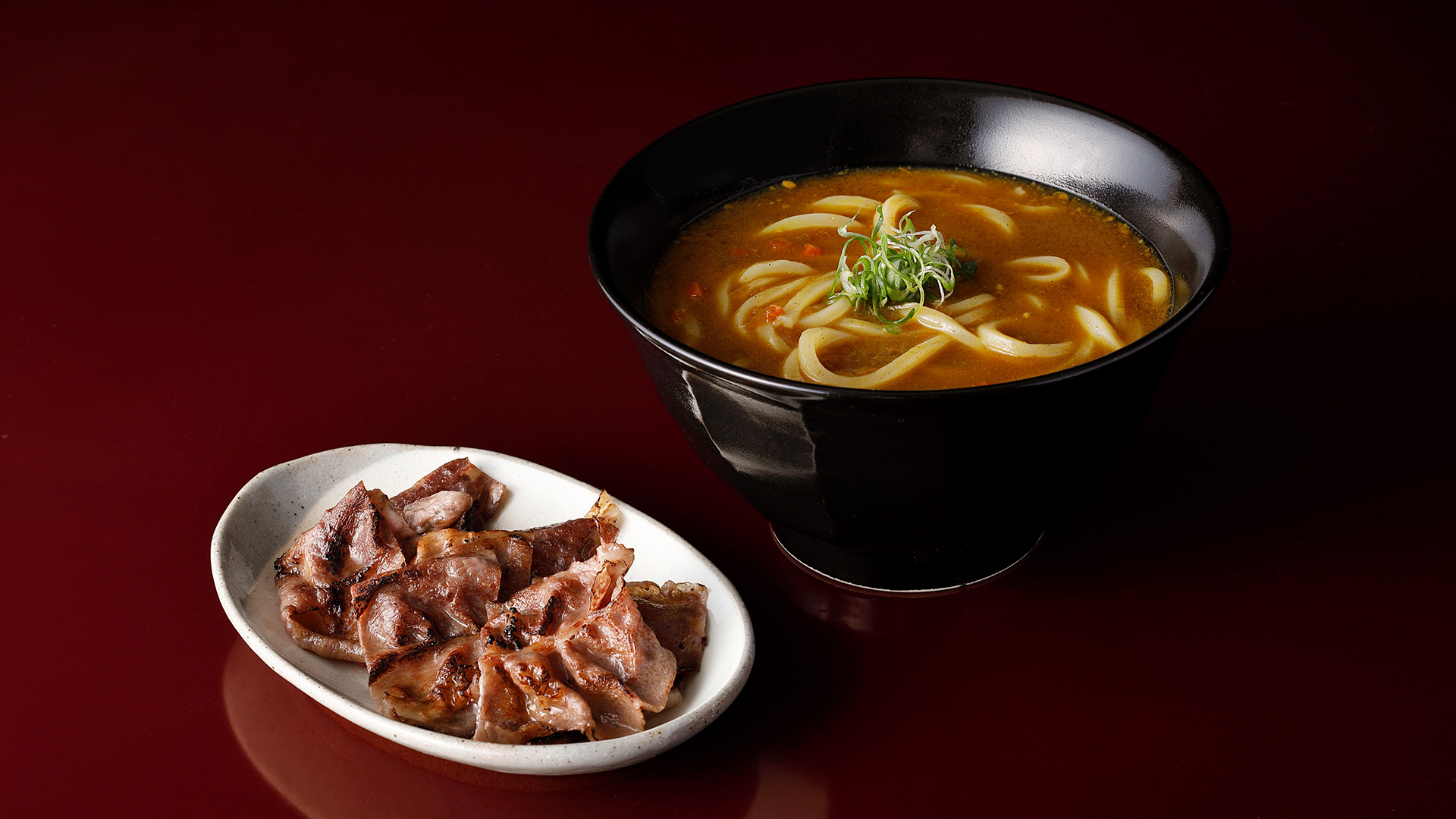 和出汁のカレーうどん