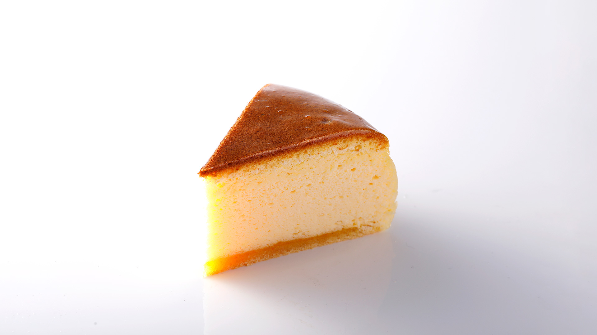 オレンジスフレチーズケーキ