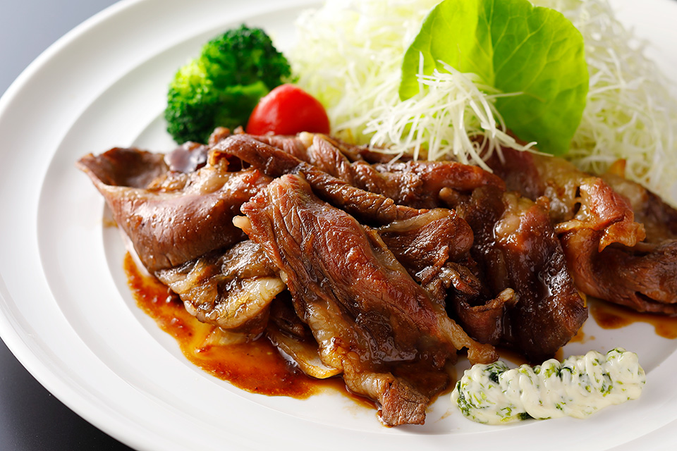鳥取和牛 生姜焼き