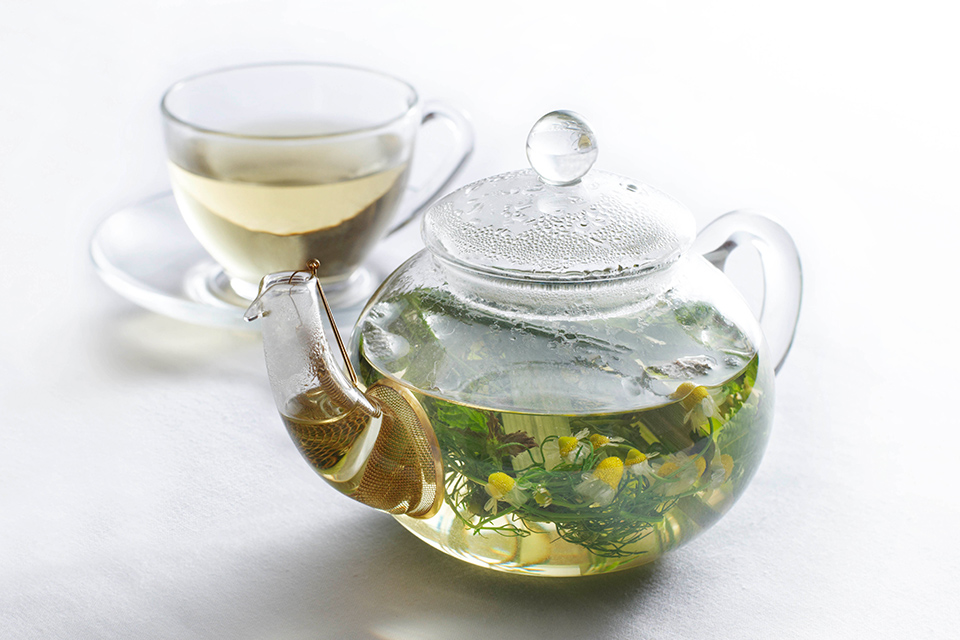 Fresh herbal tea