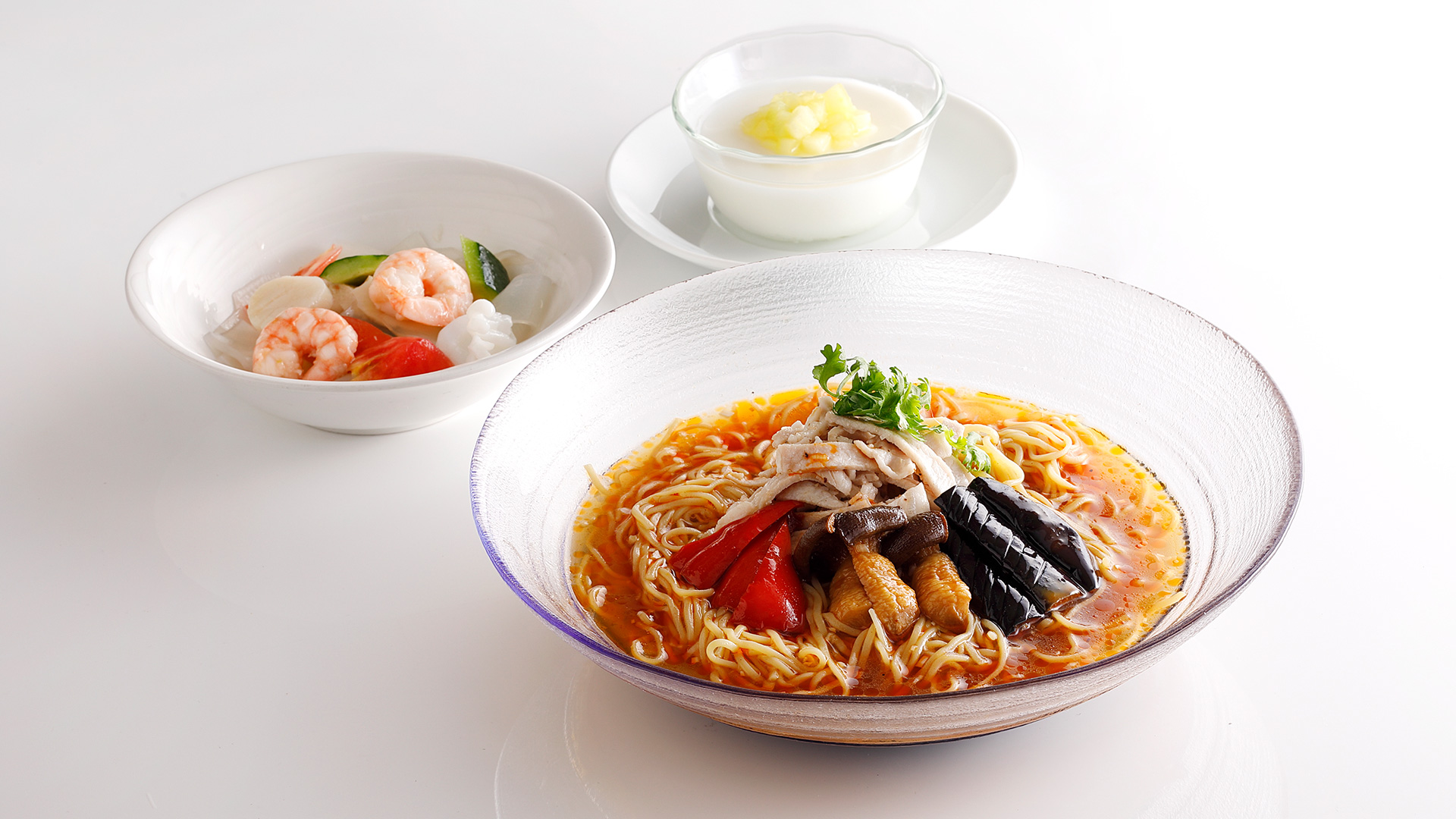 酸辣冷麺ランチセット